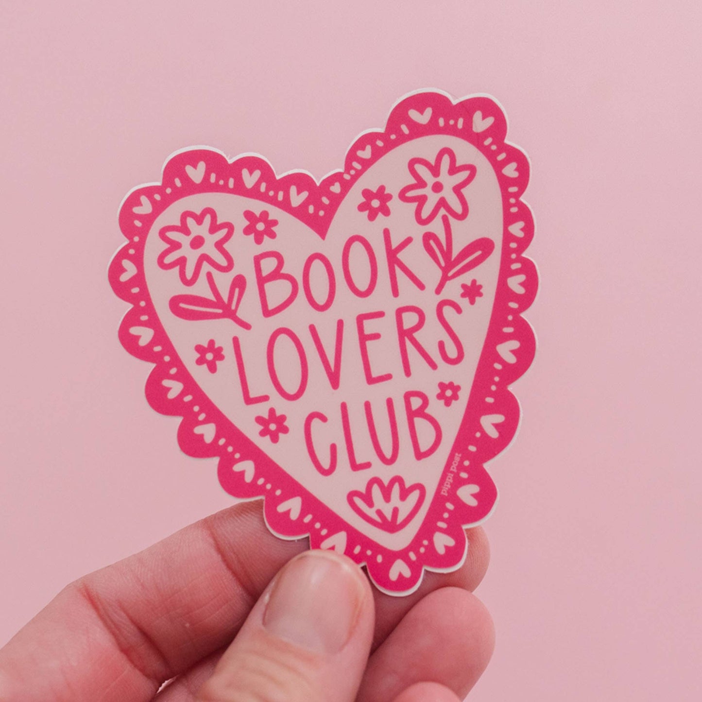 Book Lovers Club Decal Sticker