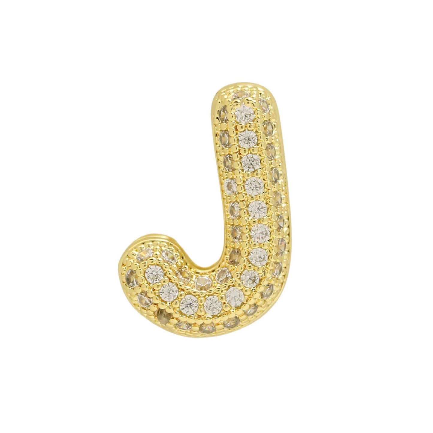Bubble Initial Custom Word Name Watch Charm Bracelet