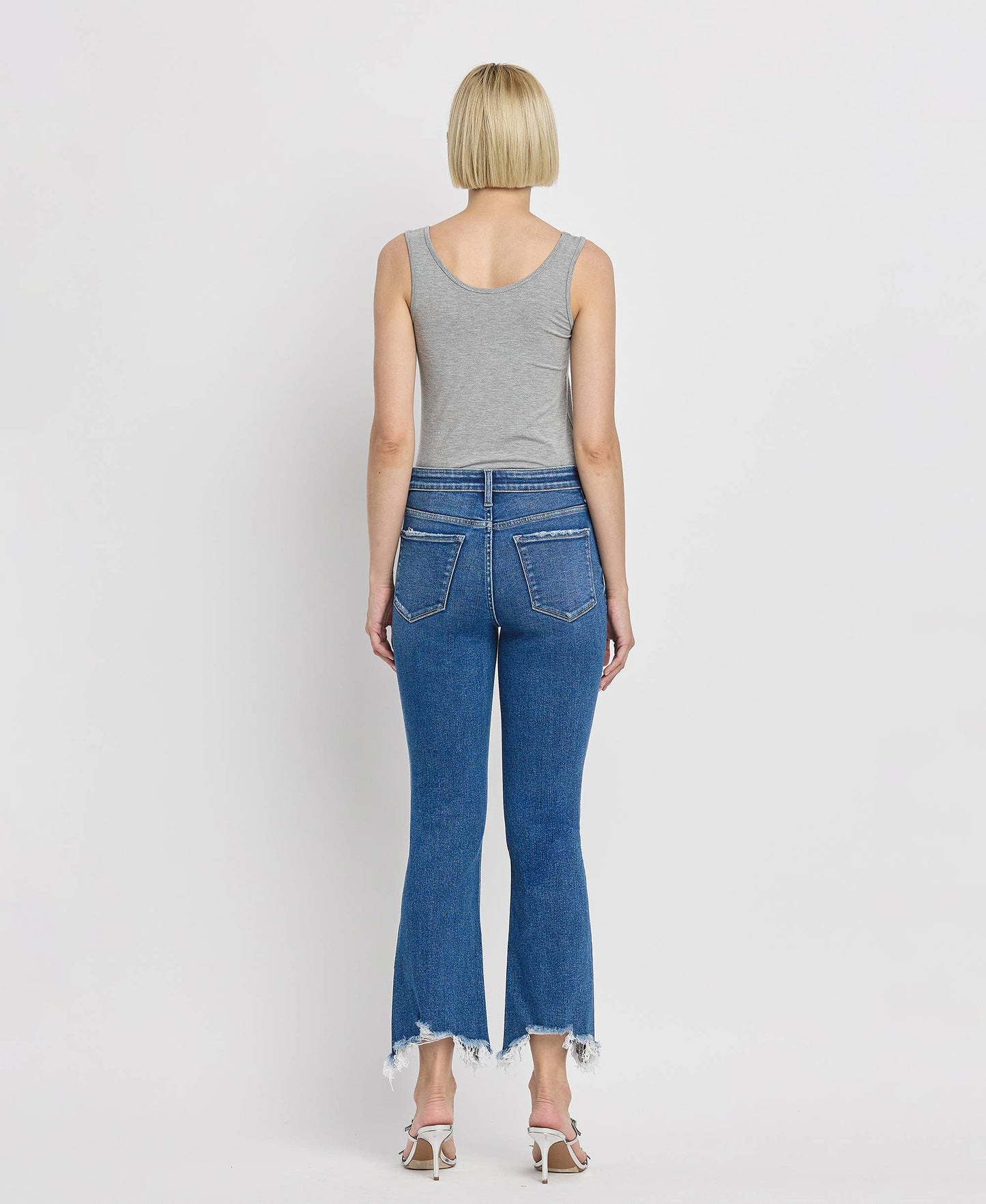 HIGH RISE KICK FLARE JEANS