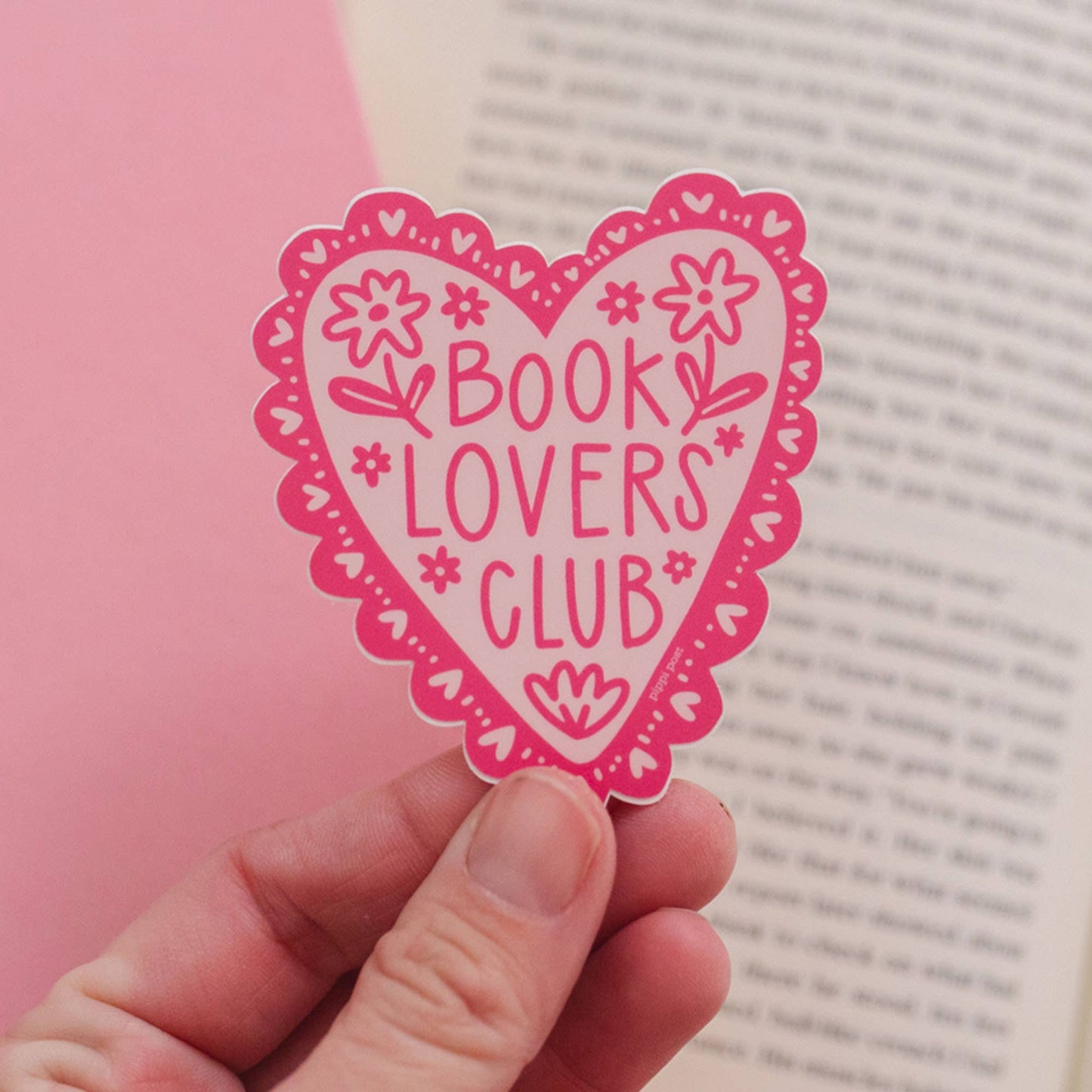 Book Lovers Club Decal Sticker