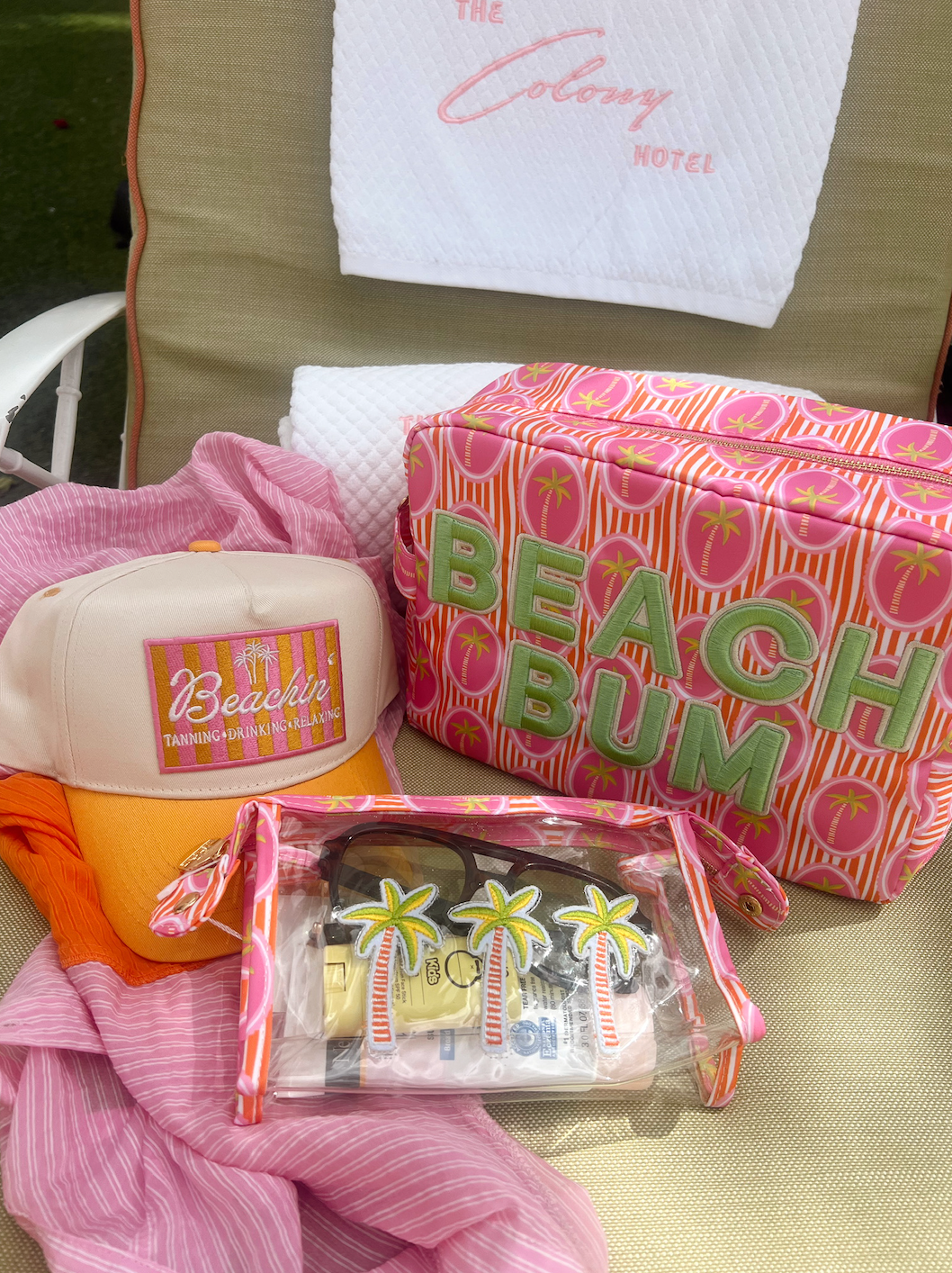 Beachin' - Peach Vintage Trucker Hat