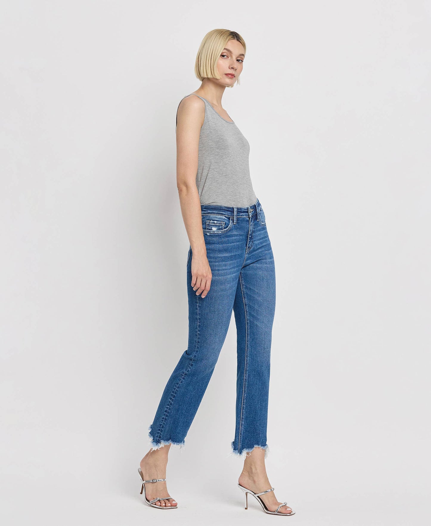 HIGH RISE KICK FLARE JEANS