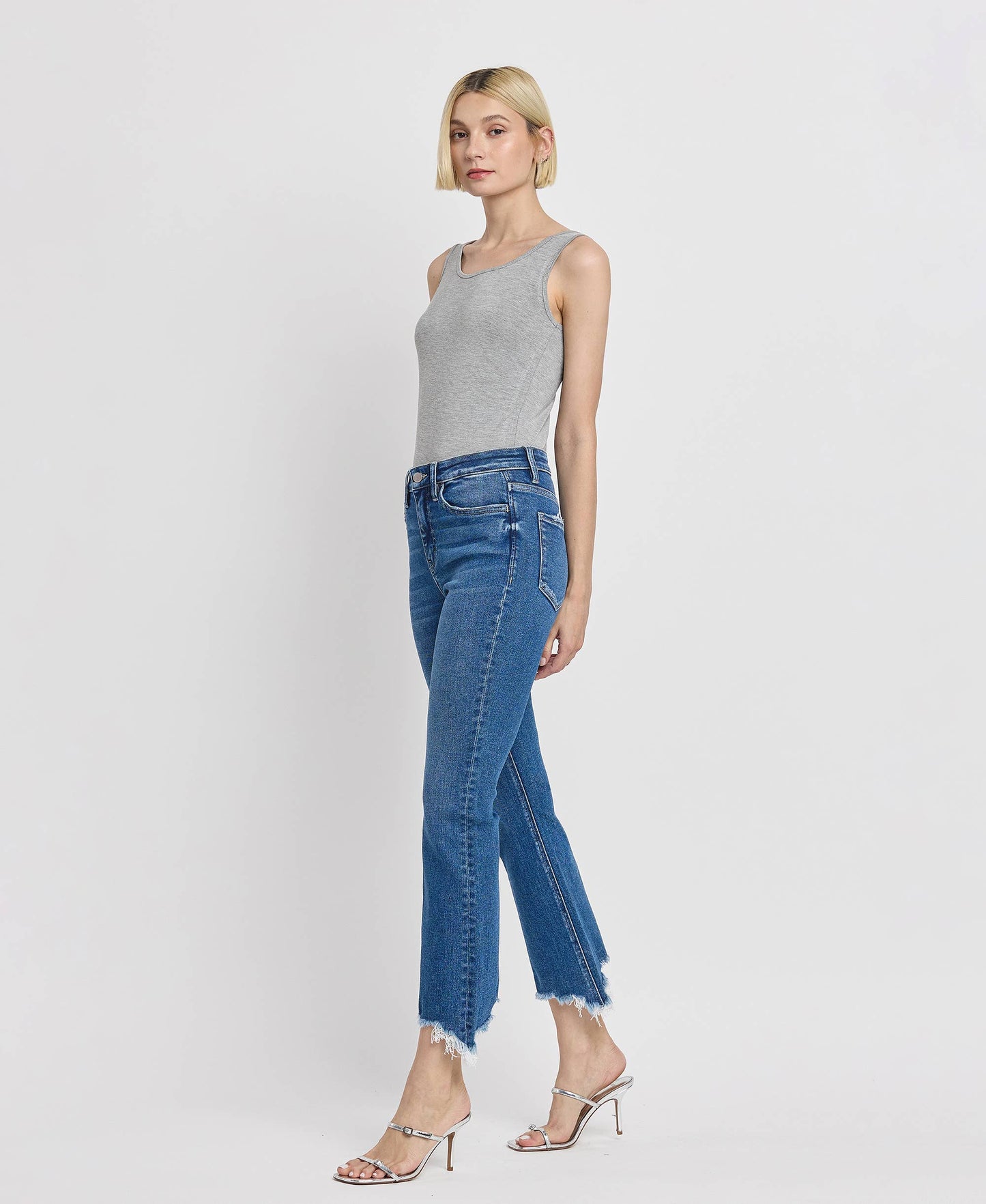 HIGH RISE KICK FLARE JEANS
