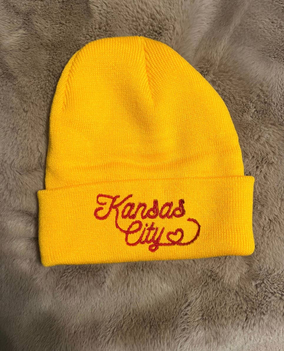 Kansas City Beanie, Kansas City Hat, KC Apparel, KC Gifts