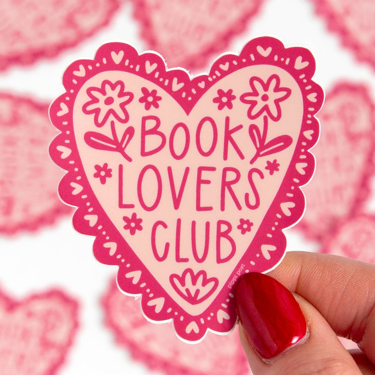 Book Lovers Club Decal Sticker