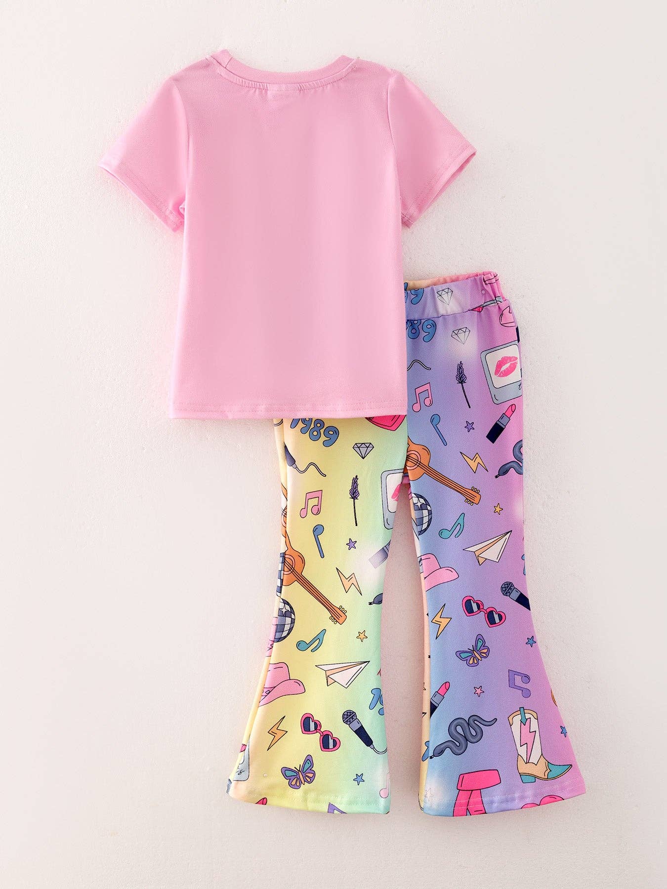 TS Print Girls Milk Silk Color Outfits