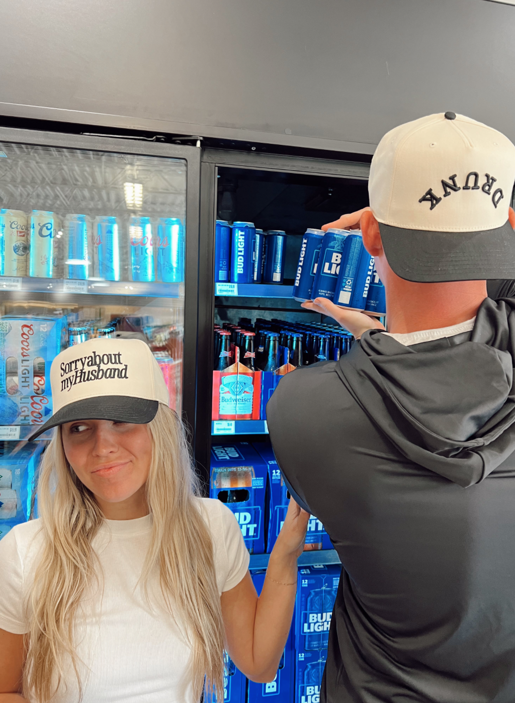 Sorry about my Husband/Wife Vintage Trucker Hat