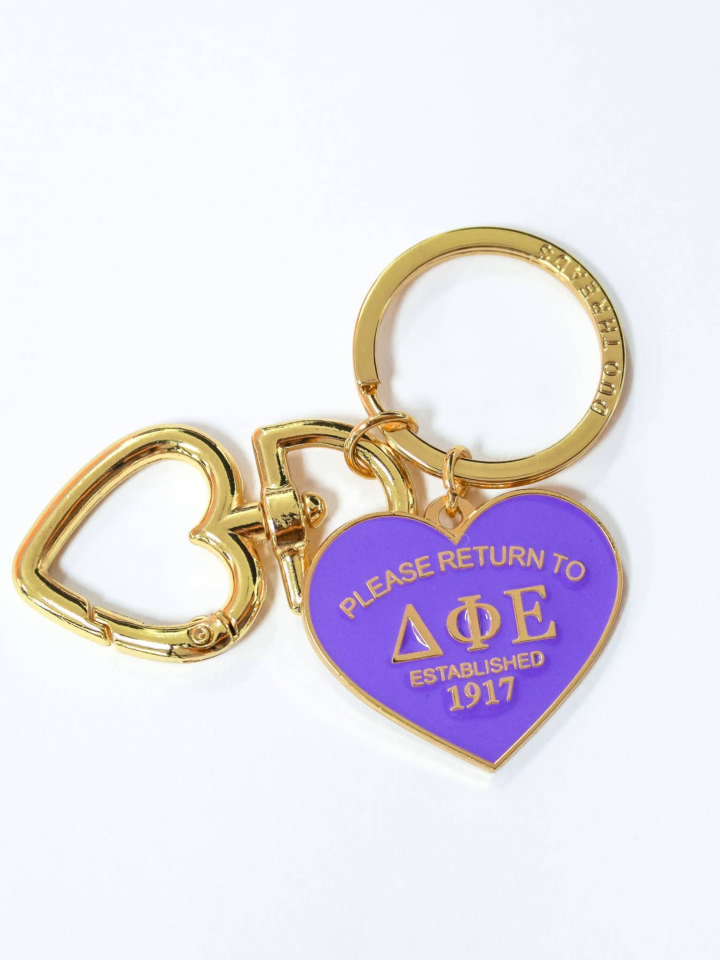 Please Return Sorority Key Ring