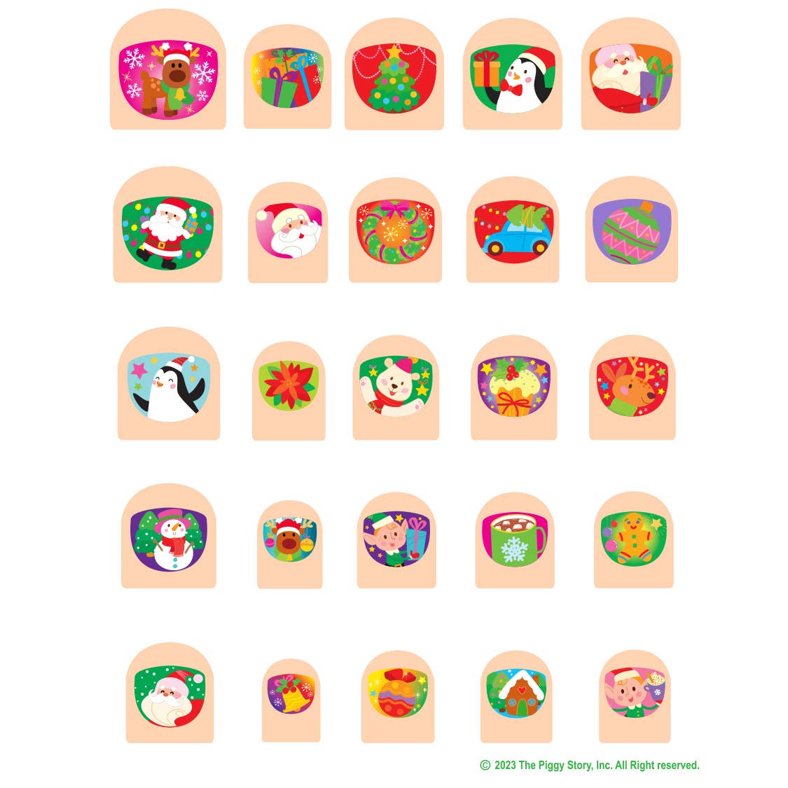 Nail Art for Kids | Holly Jolly | Christmas 2025