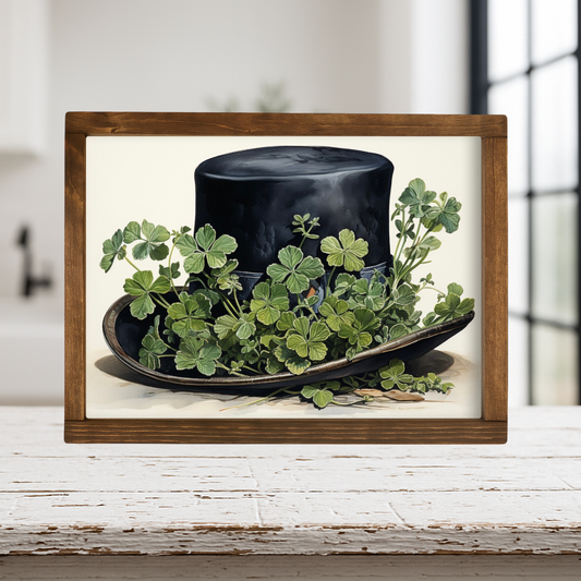 SP3164 - Lucky Leprechaun Hat Framed Print