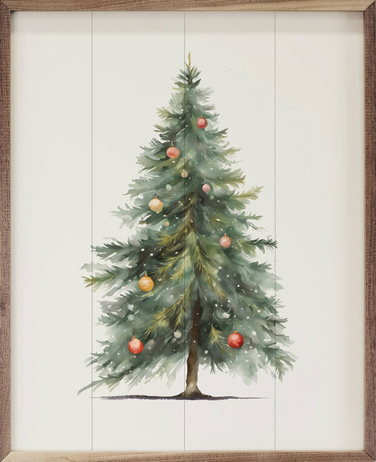 Simple Christmas Tree White