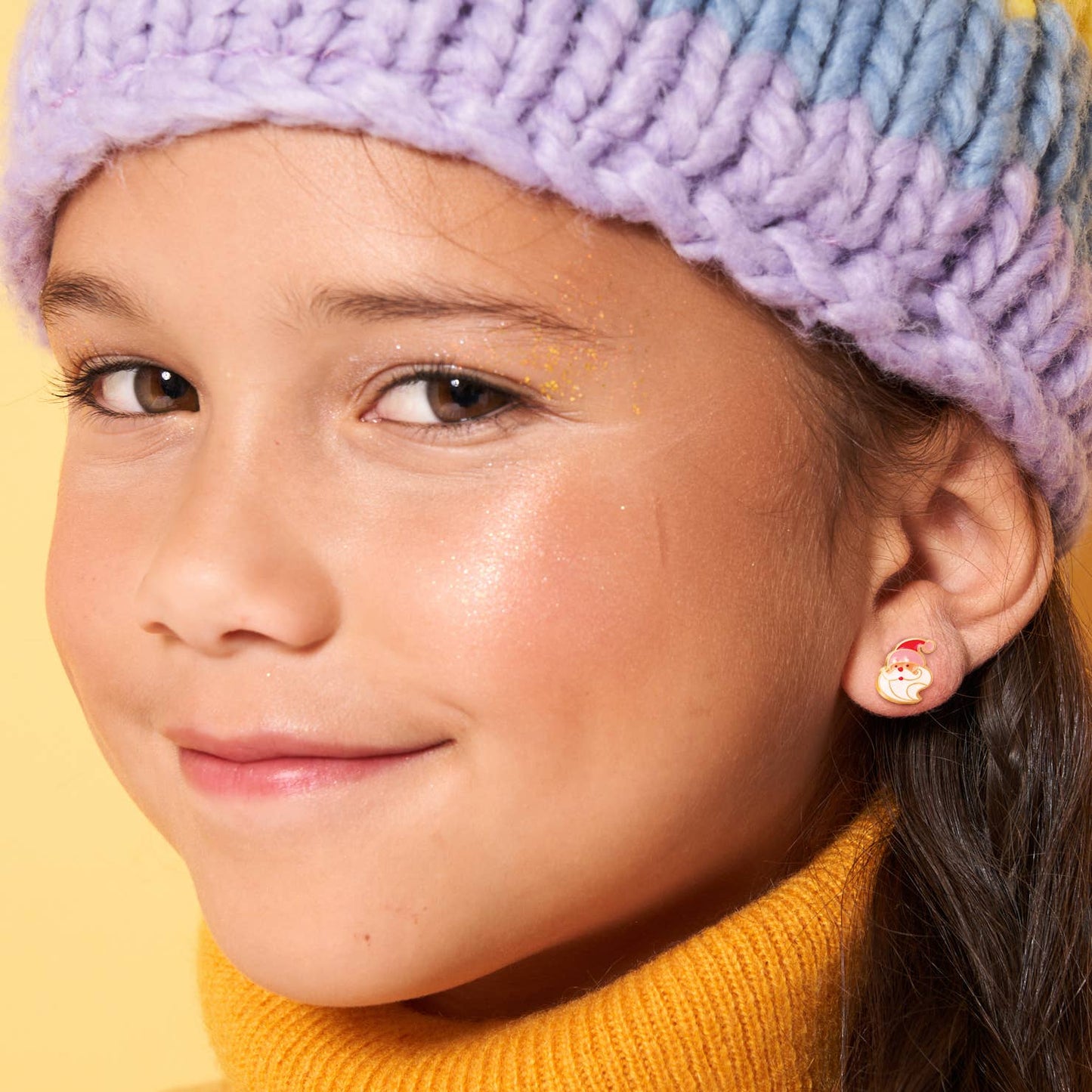 Holly Jolly Holiday Santa Earrings | Studs | Christmas 2025