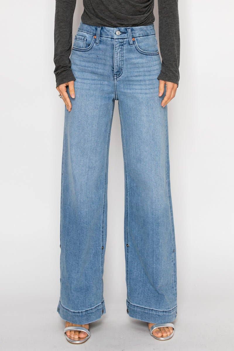 INSEAM TRANSFORM TUMMY CONTROL HIGH RISE A-WIDE JEANS