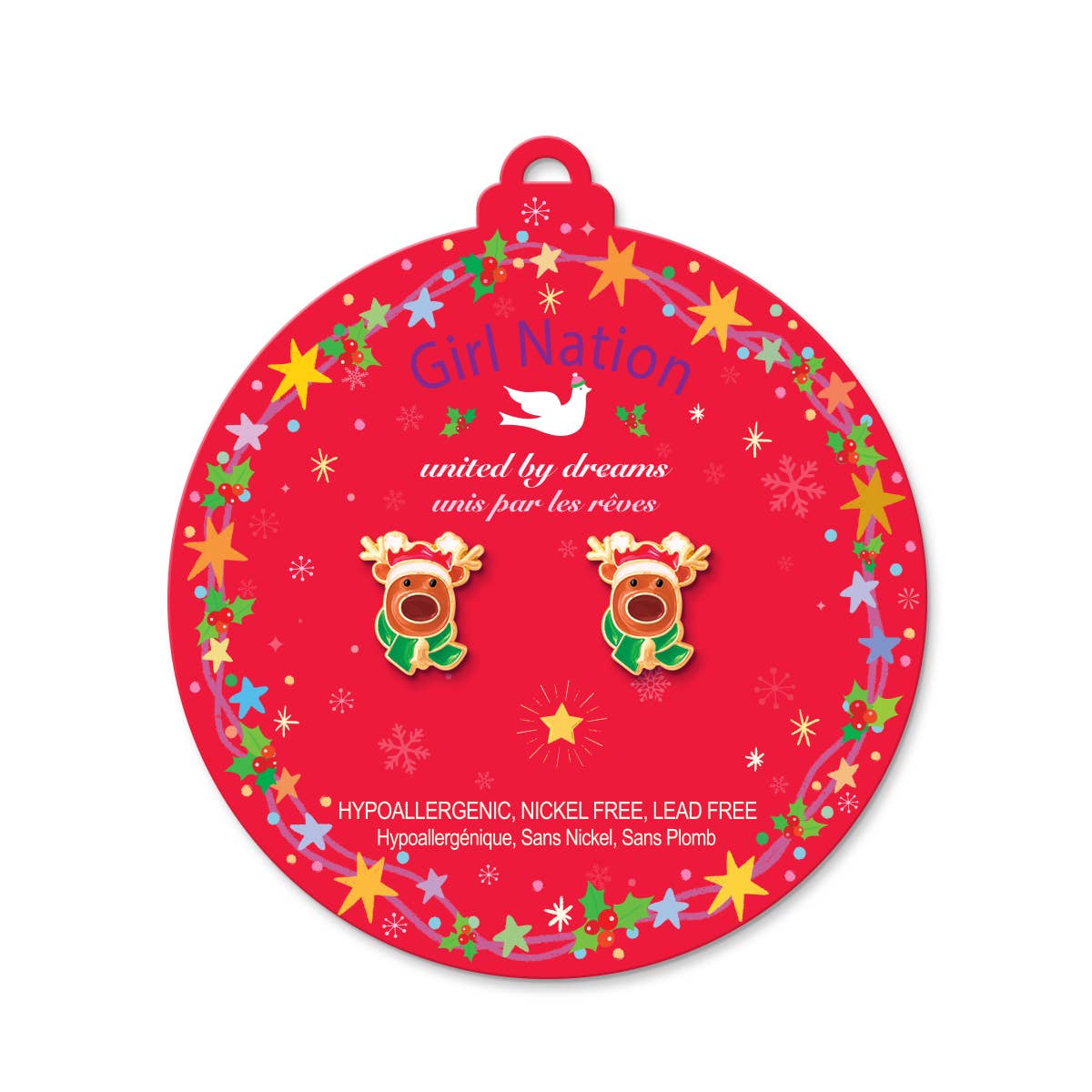 Reindeer Magic Earrings | Studs | Christmas 2025