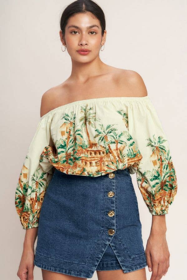 A washed denim skort - IP9158