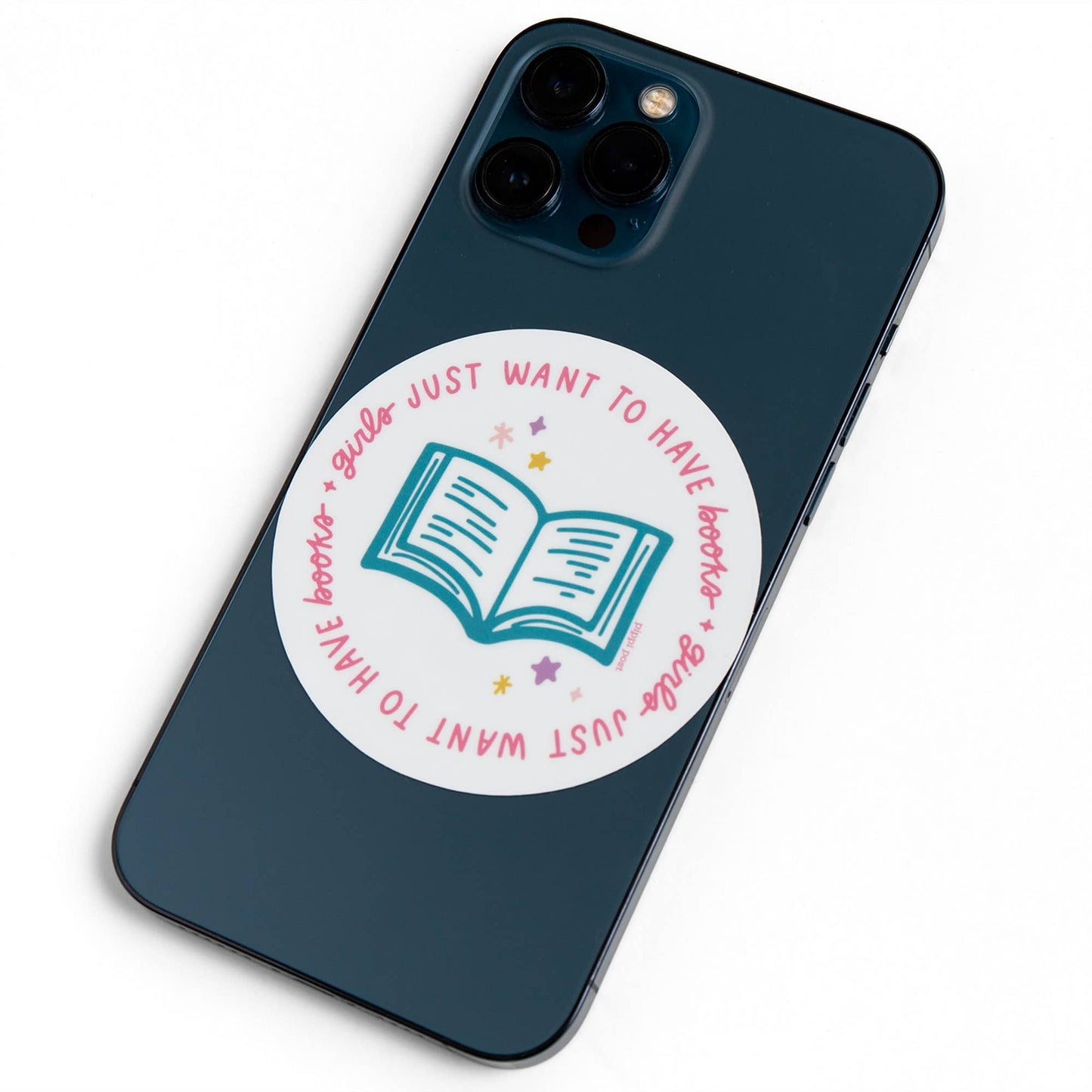 Girls Just Want to Have Books Decal Sticker