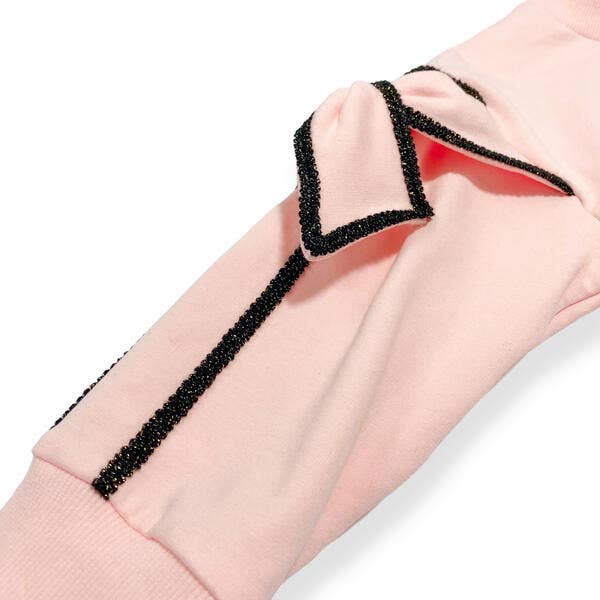 16350 Bow Slv Sweatshirt (2 Colors)