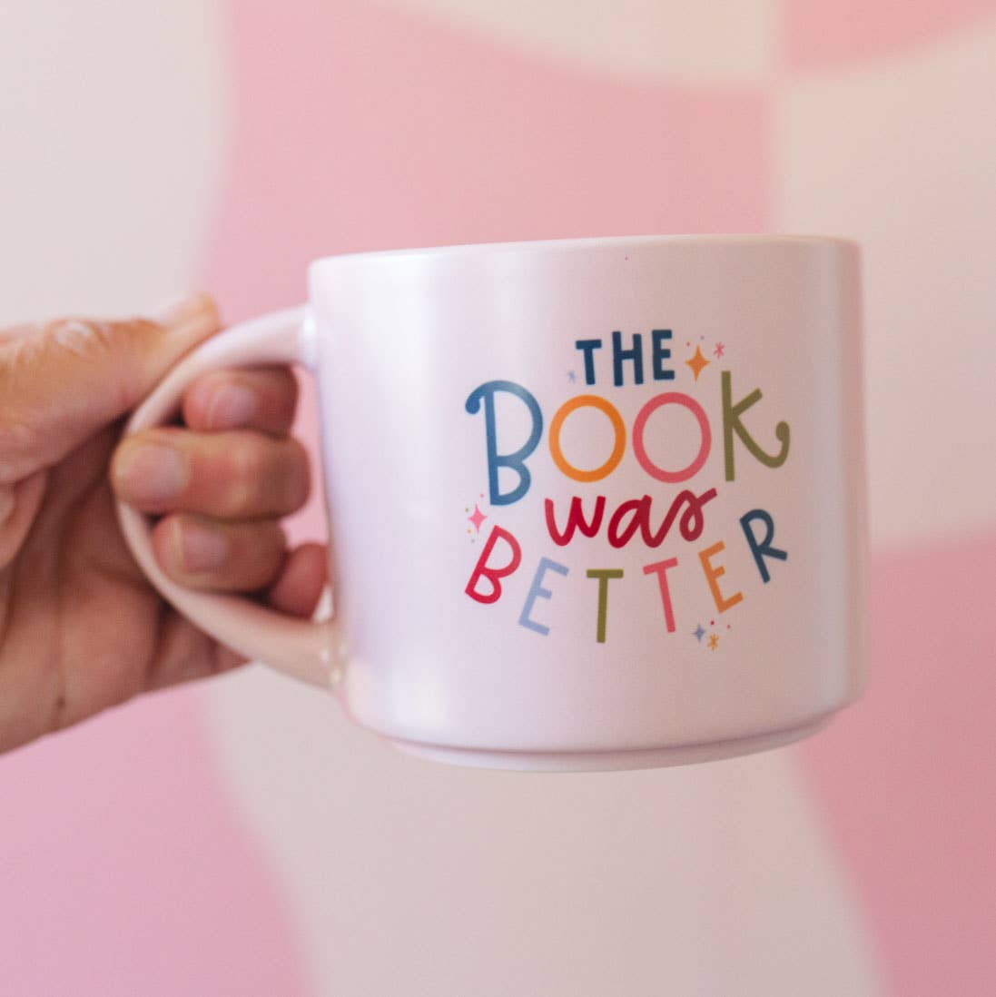 The Book Was Better Large Ceramic Mug