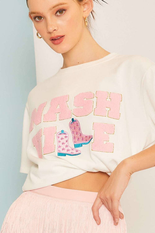 Patch French Terry Top