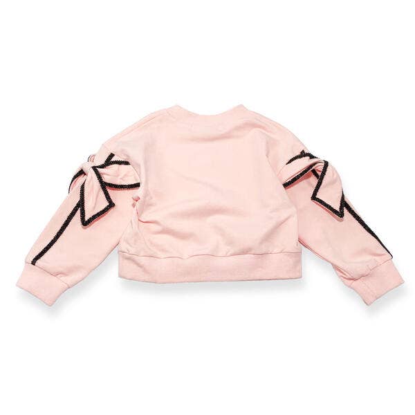 16350 Bow Slv Sweatshirt (2 Colors)