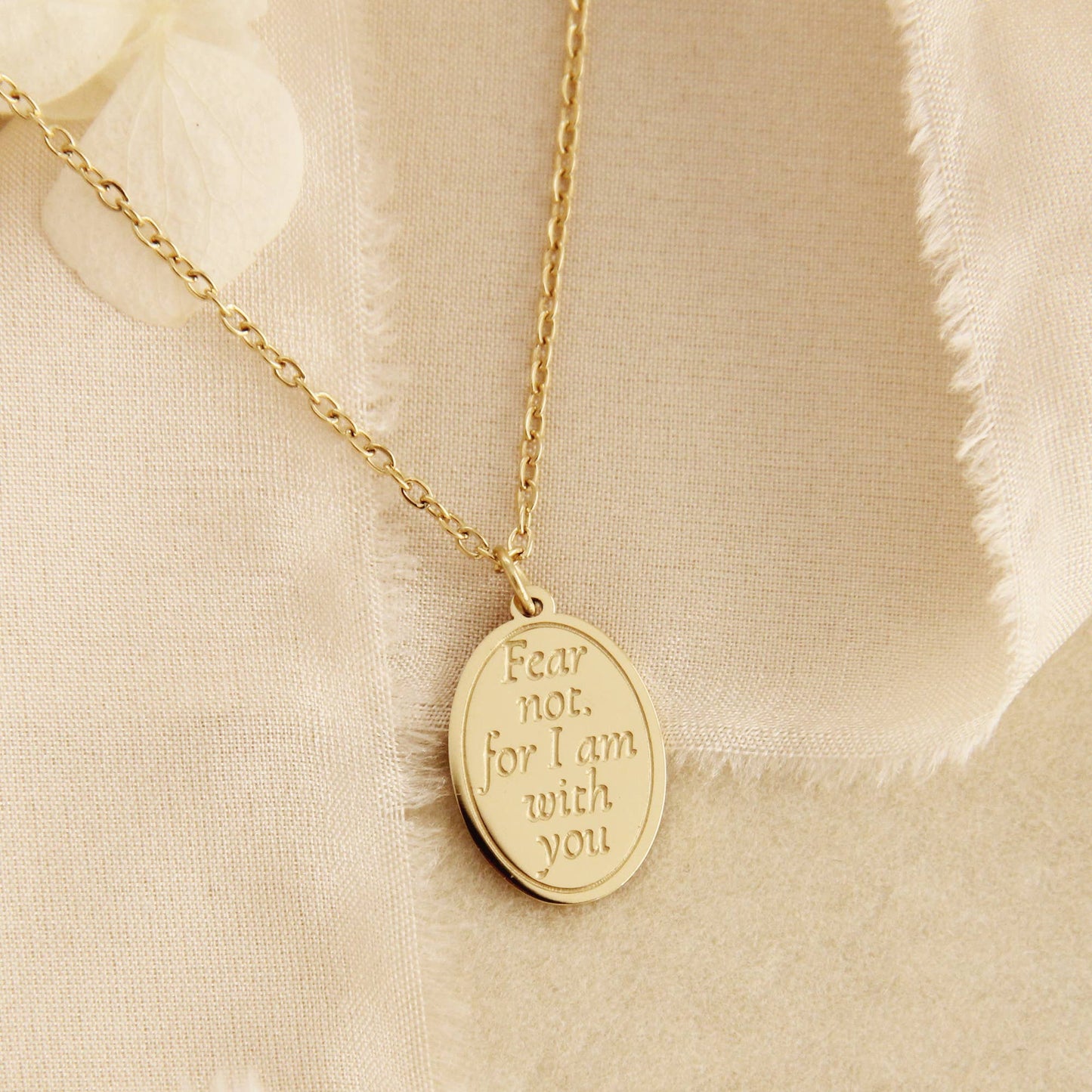 Fear not, for I am with you Necklace, Isaiah 41:10 Necklace