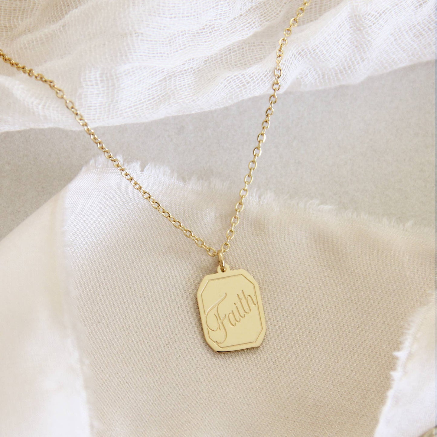 Faith Necklace, Hebrews 11:1