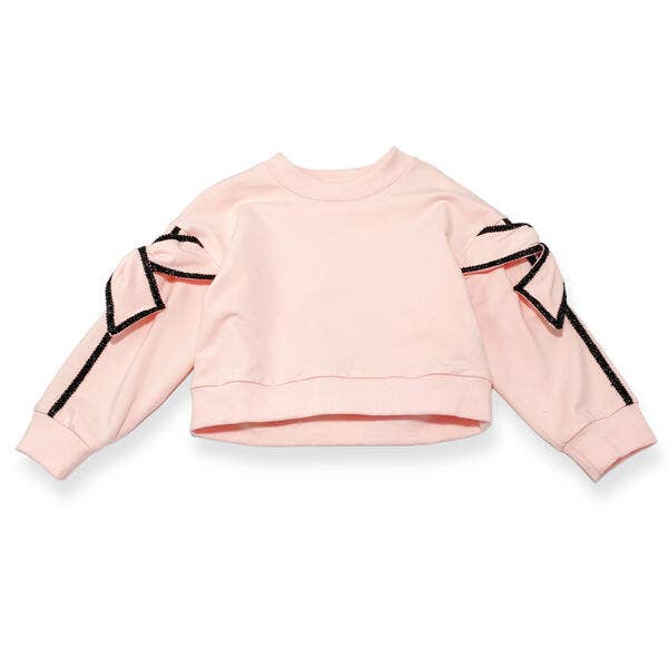 16350 Bow Slv Sweatshirt (2 Colors)