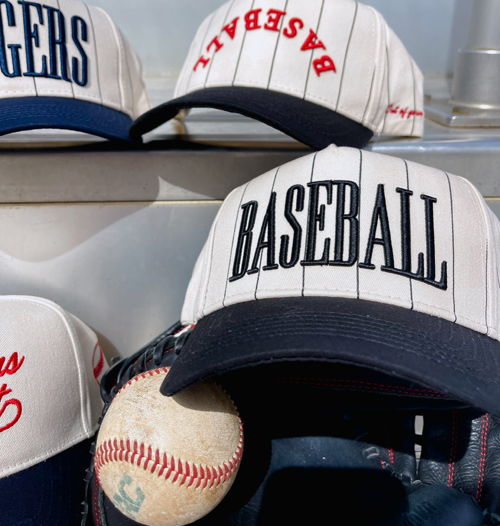 Baseball - Black Stripe Vintage Trucker Hat