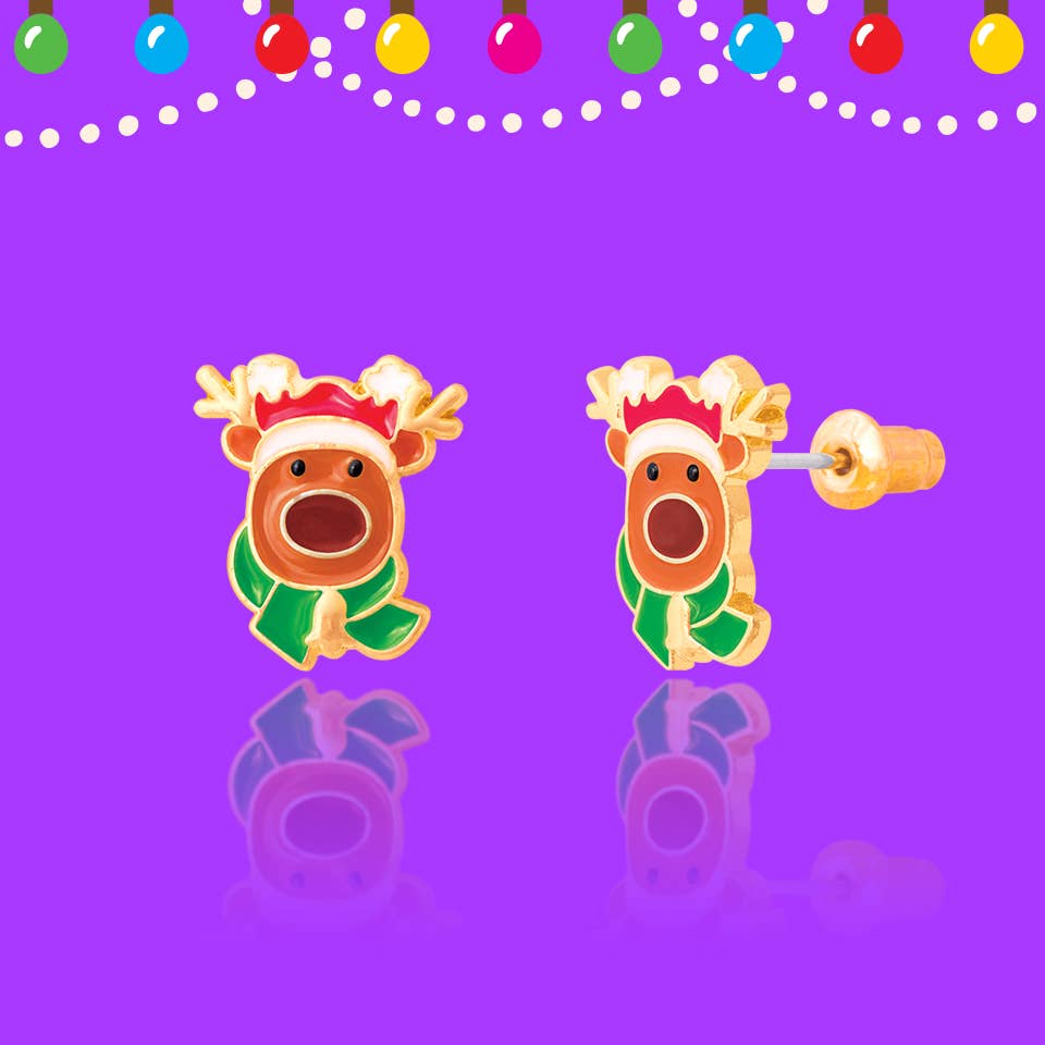 Reindeer Magic Earrings | Studs | Christmas 2025