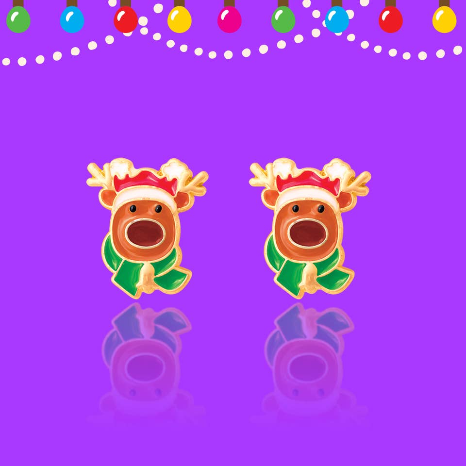 Reindeer Magic Earrings | Studs | Christmas 2025