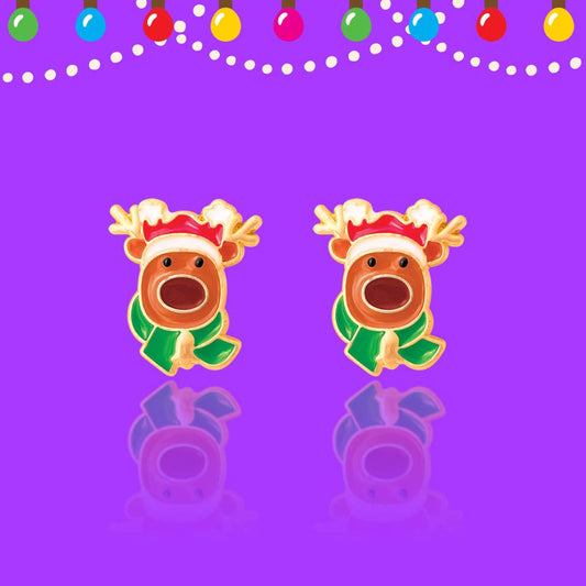 Reindeer Magic Earrings | Studs | Christmas 2025