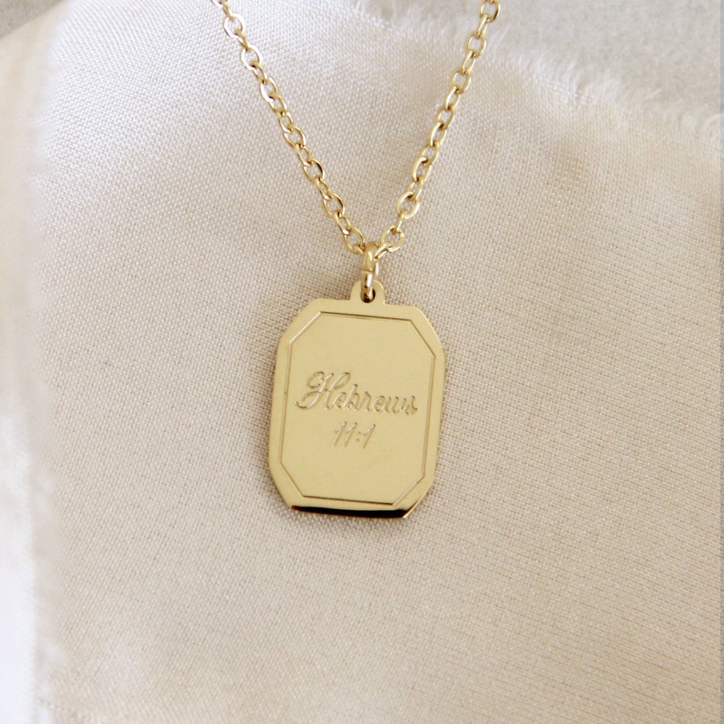 Faith Necklace, Hebrews 11:1