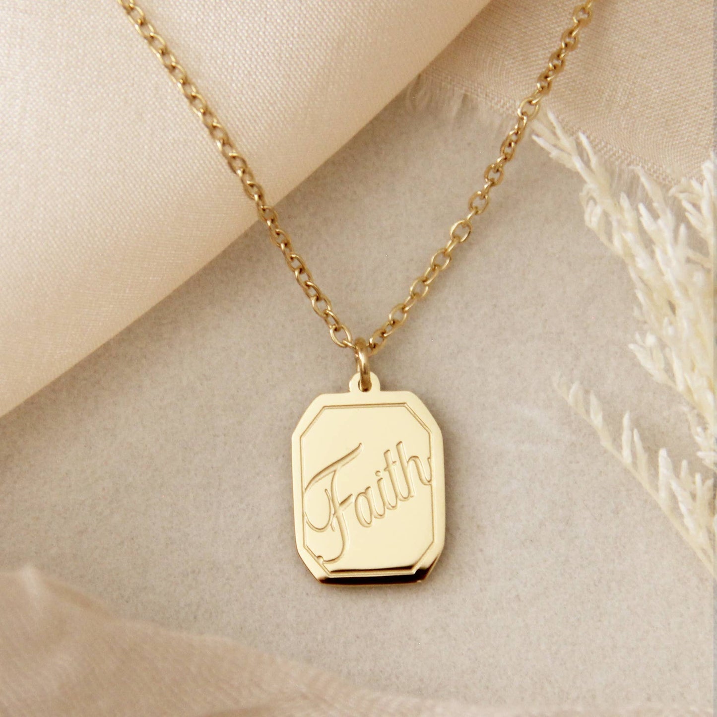 Faith Necklace, Hebrews 11:1