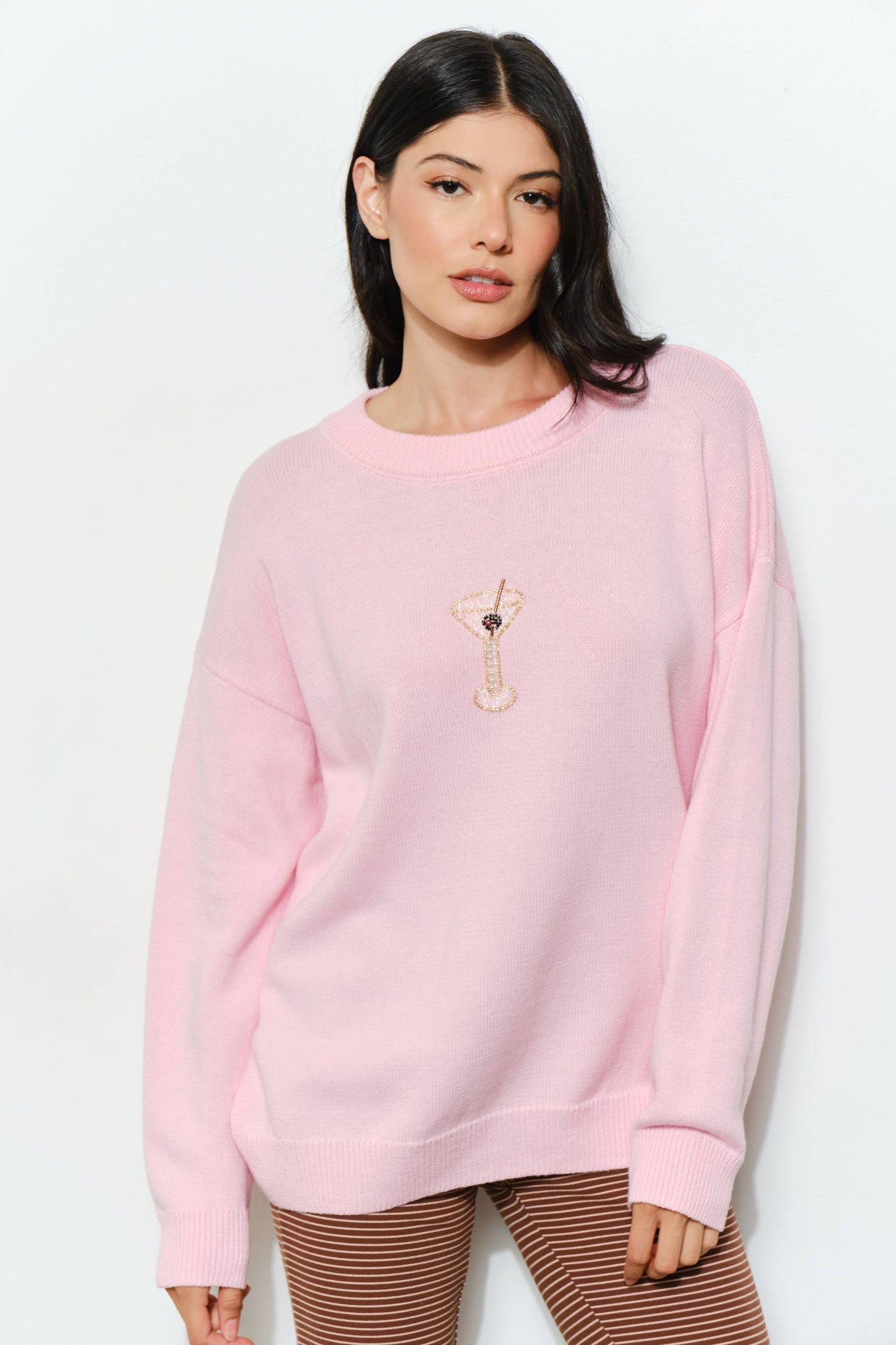 SORA MARTINI BEAD SWEATER - Trendy, Fun, Cozy