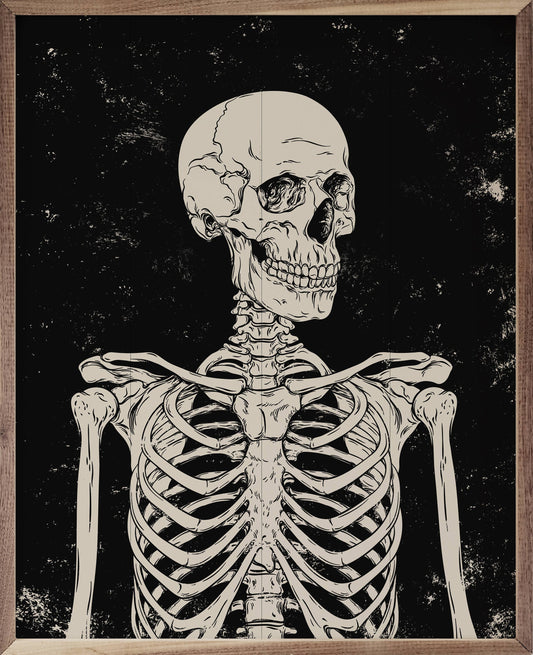 Skelly Portrait Black