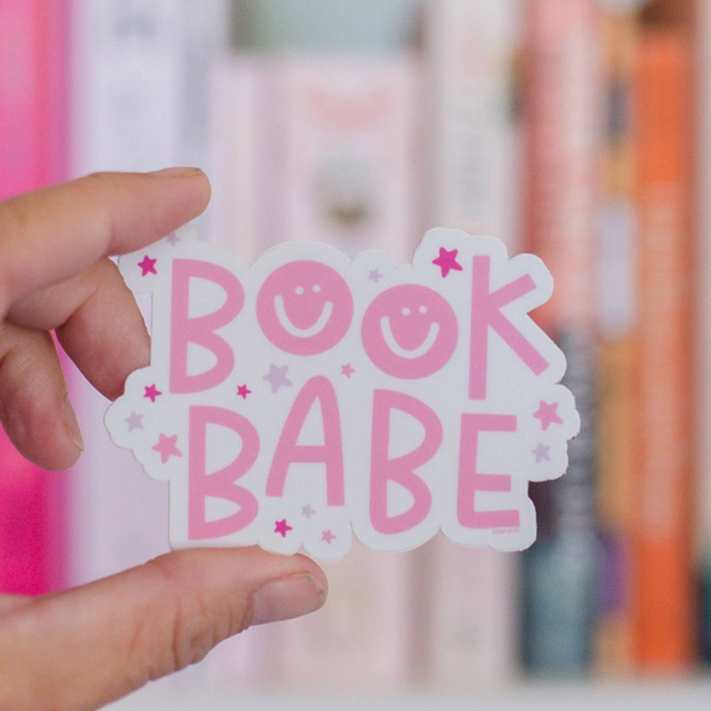 Book Babe Decal Sticker