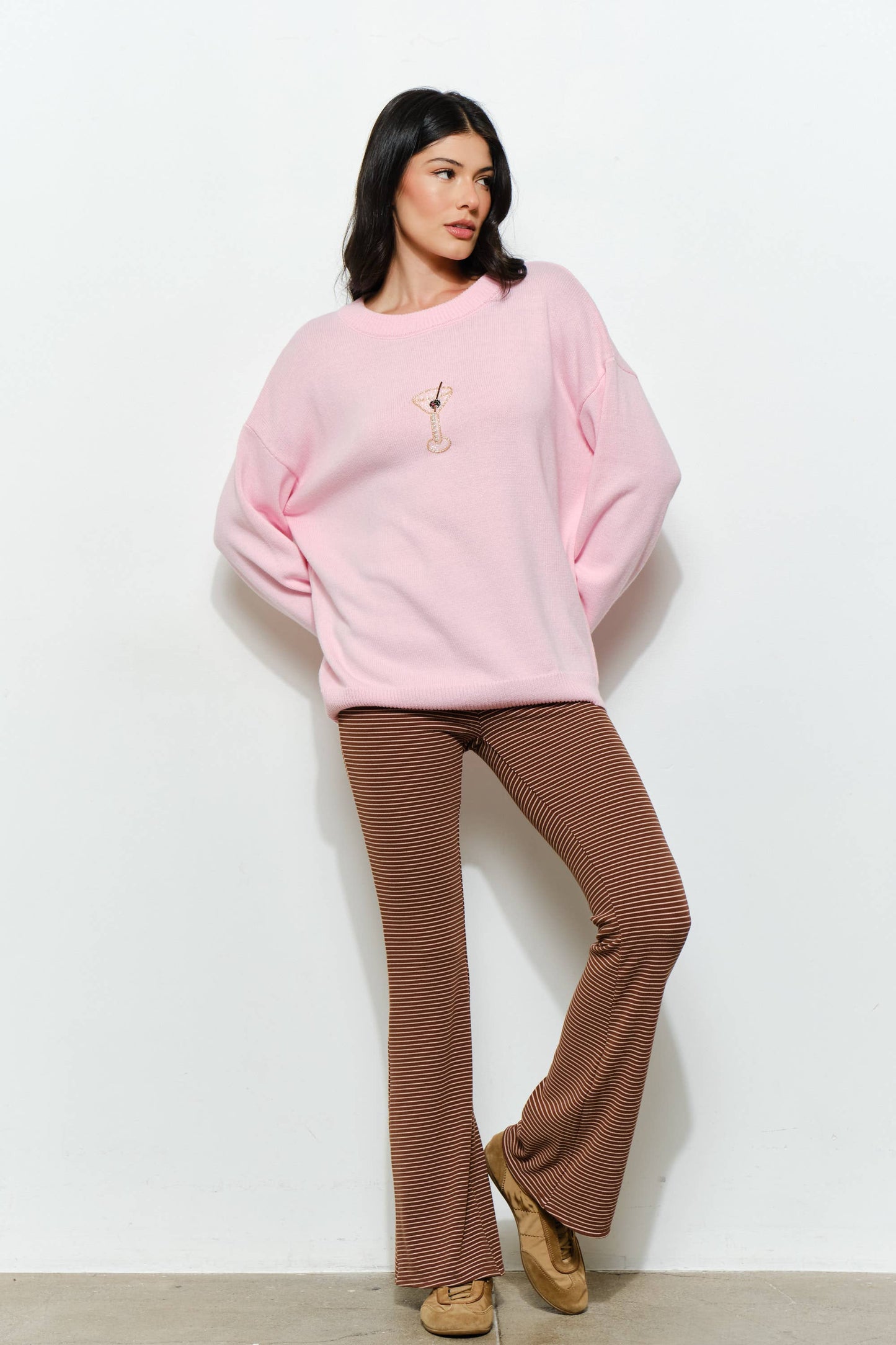SORA MARTINI BEAD SWEATER - Trendy, Fun, Cozy