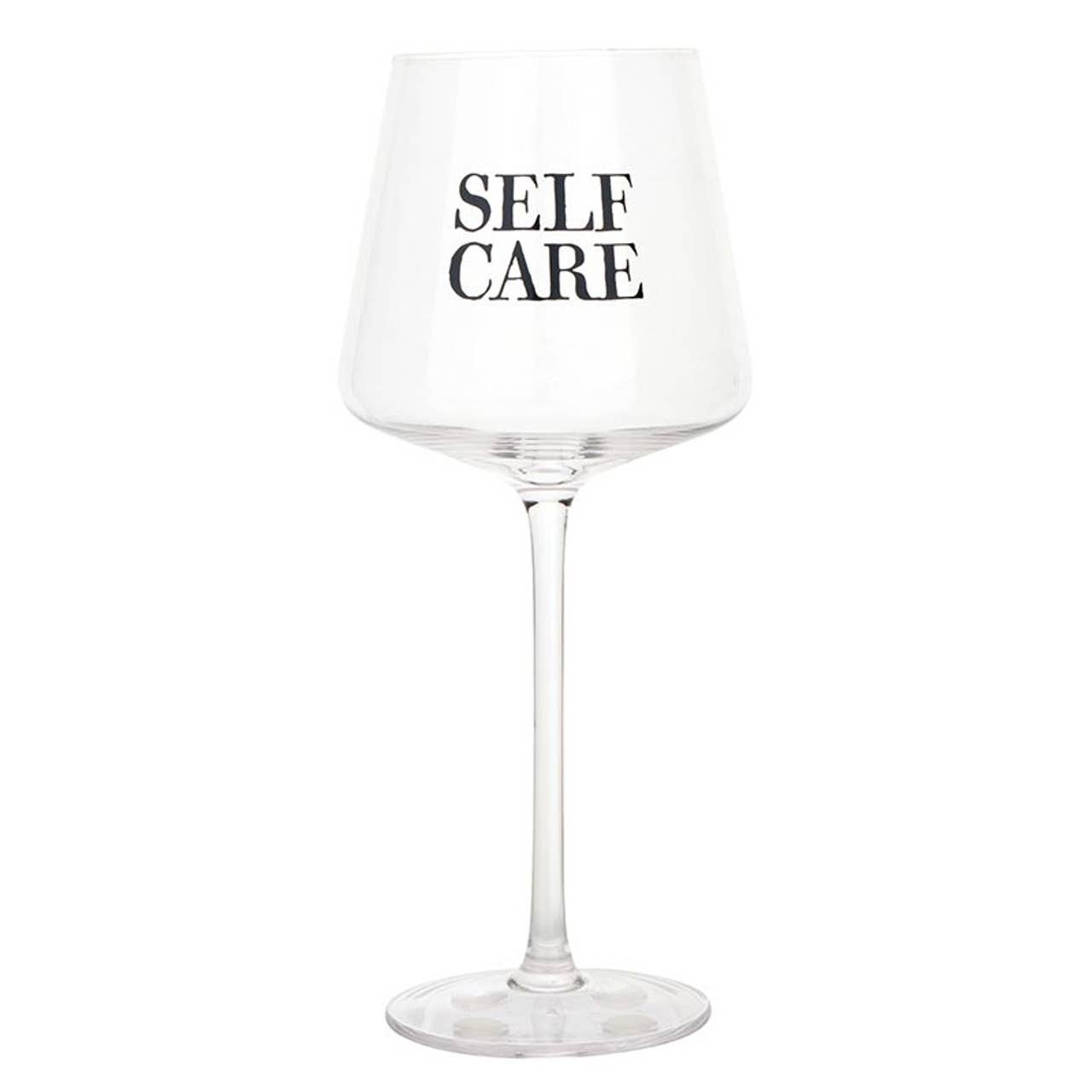 Face to Face Wine Glass - Self Care