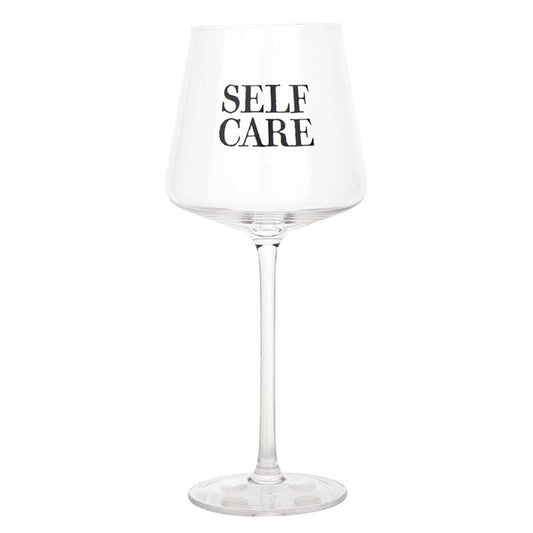 Face to Face Wine Glass - Self Care