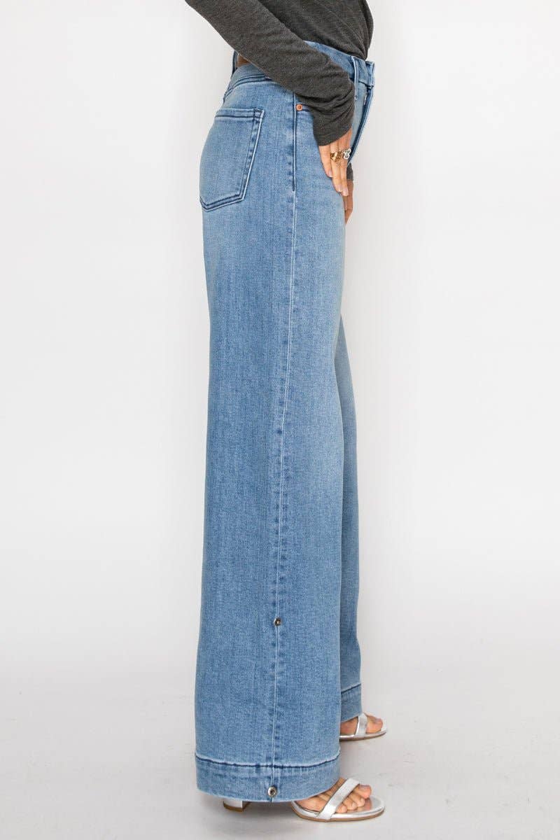 INSEAM TRANSFORM TUMMY CONTROL HIGH RISE A-WIDE JEANS