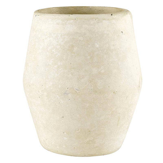 Short Paper Mache Vase - Natural