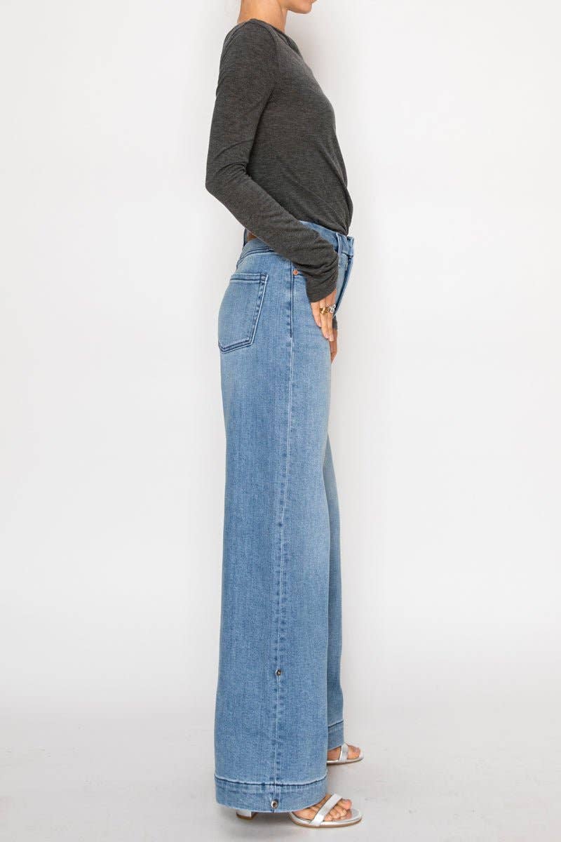 INSEAM TRANSFORM TUMMY CONTROL HIGH RISE A-WIDE JEANS