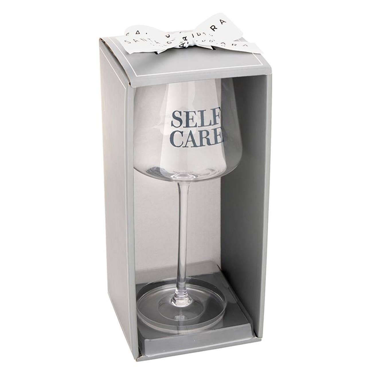 Face to Face Wine Glass - Self Care
