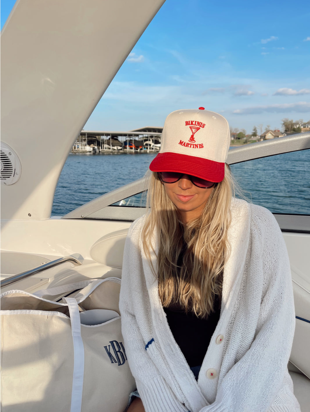 Bikinis & Martinis Vintage Trucker Hat