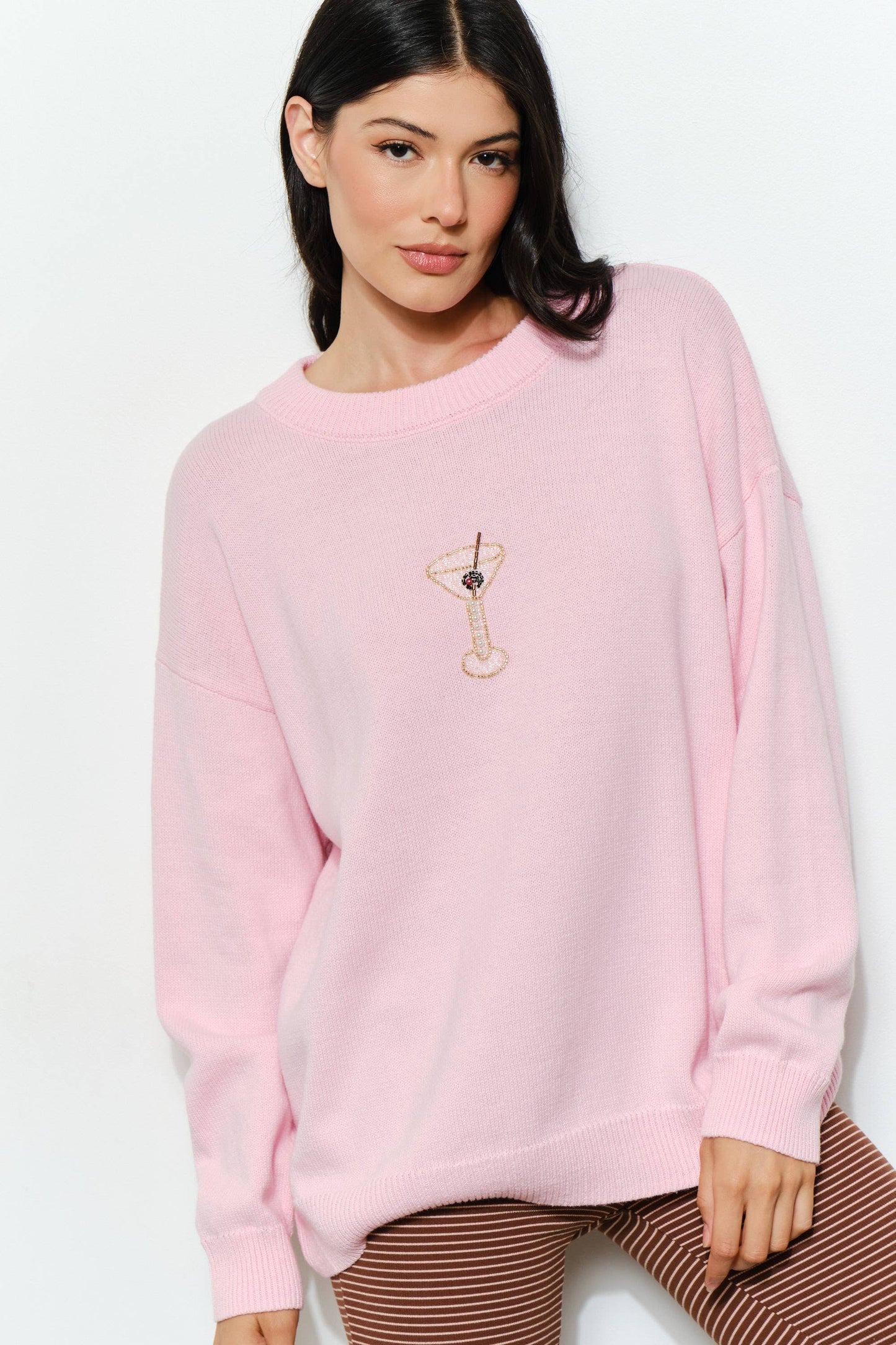 SORA MARTINI BEAD SWEATER - Trendy, Fun, Cozy