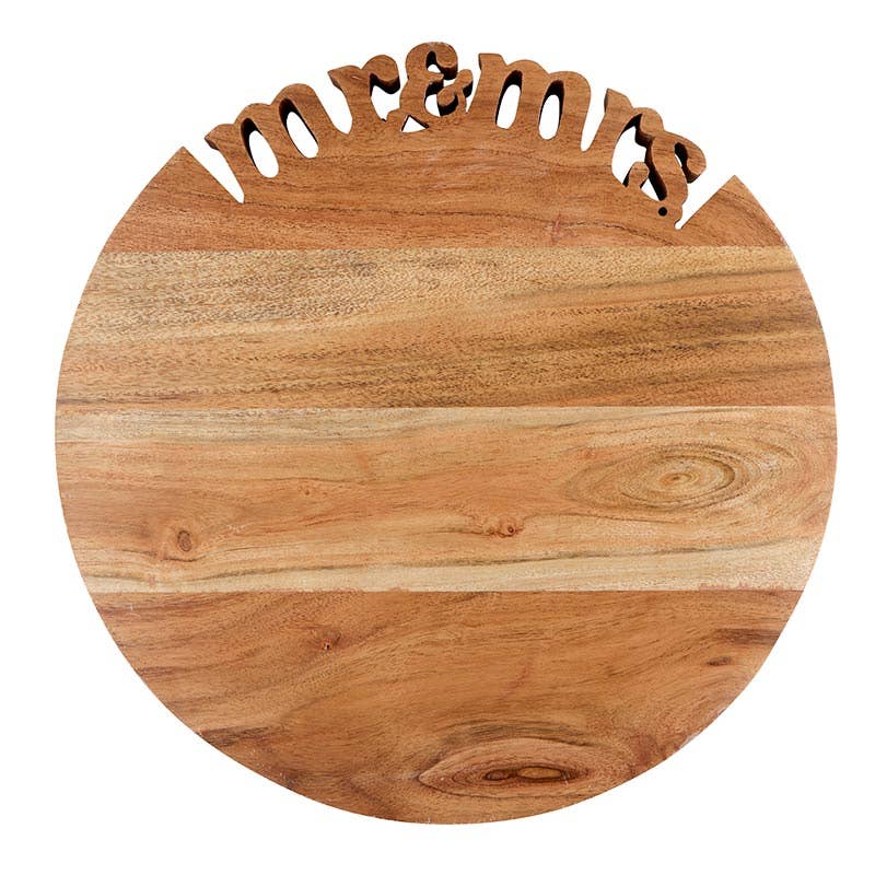 Face to Face Cutting Board - Mr & Mrs